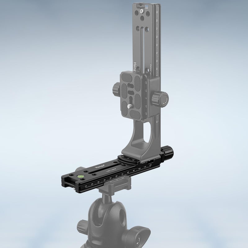 Haoge 140mm Nodal Slide Double Dovetail Focusing Rail Plate with Metal Quick Release Clamp and 60mm Plate for Camera Panoramic Panorama Close Up Macro Shoot fit Arca Swiss RRS Benro Kirk - Image 5